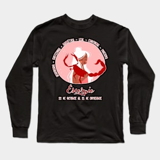 La chica Escorpio Long Sleeve T-Shirt